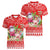 Personalised Hawaii Mele Kalikimaka Women V Neck T Shirt Santa Beach Merry Christmas - Wonder Print Shop