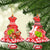 Hawaii Mele Kalikimaka Ceramic Ornament Santa Claus and Hula Dancing Merry Christmas LT9 - Wonder Print Shop