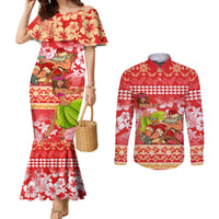 hawaii-mele-kalikimaka-couples-matching-mermaid-dress-and-long-sleeve-button-shirt-santa-claus-and-hula-dancing-merry-christmas