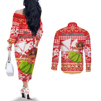 hawaii-mele-kalikimaka-couples-matching-off-the-shoulder-long-sleeve-dress-and-long-sleeve-button-shirt-santa-claus-and-hula-dancing-merry-christmas