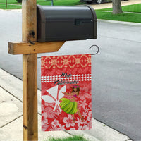 Hawaii Mele Kalikimaka Garden Flag Santa Claus and Hula Dancing Merry Christmas - Wonder Print Shop