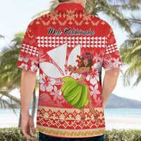 Hawaii Mele Kalikimaka Hawaiian Shirt Santa Claus and Hula Dancing Merry Christmas - Wonder Print Shop