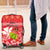Hawaii Mele Kalikimaka Luggage Cover Santa Claus and Hula Dancing Merry Christmas - Wonder Print Shop