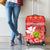 Hawaii Mele Kalikimaka Luggage Cover Santa Claus and Hula Dancing Merry Christmas - Wonder Print Shop