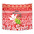 Hawaii Mele Kalikimaka Tapestry Santa Claus and Hula Dancing Merry Christmas - Wonder Print Shop