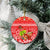 Personalised Hawaii Mele Kalikimaka Ceramic Ornament Santa Claus and Hula Dancing Merry Christmas LT9 - Wonder Print Shop