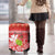 Personalised Hawaii Mele Kalikimaka Luggage Cover Santa Claus and Hula Dancing Merry Christmas - Wonder Print Shop