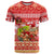 Personalised Hawaii Mele Kalikimaka T Shirt Santa Claus and Hula Dancing Merry Christmas - Wonder Print Shop