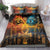 Eye of Ra and Eye of Horus Bedding Set Power and Magic Ancient Egyptian Mythology LT9 - Wonder Print Shop