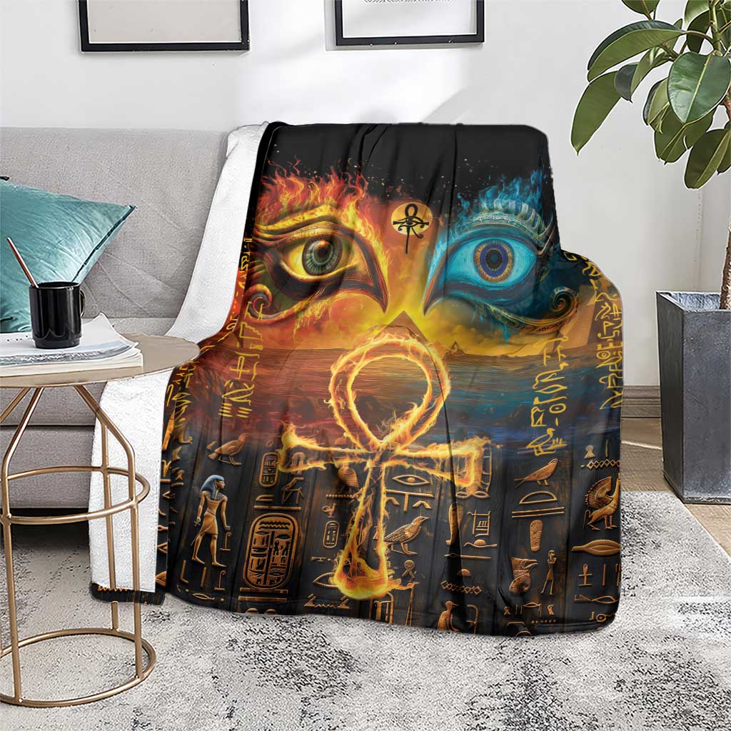 Eye of Ra and Eye of Horus Blanket Power and Magic Ancient Egyptian Mythology