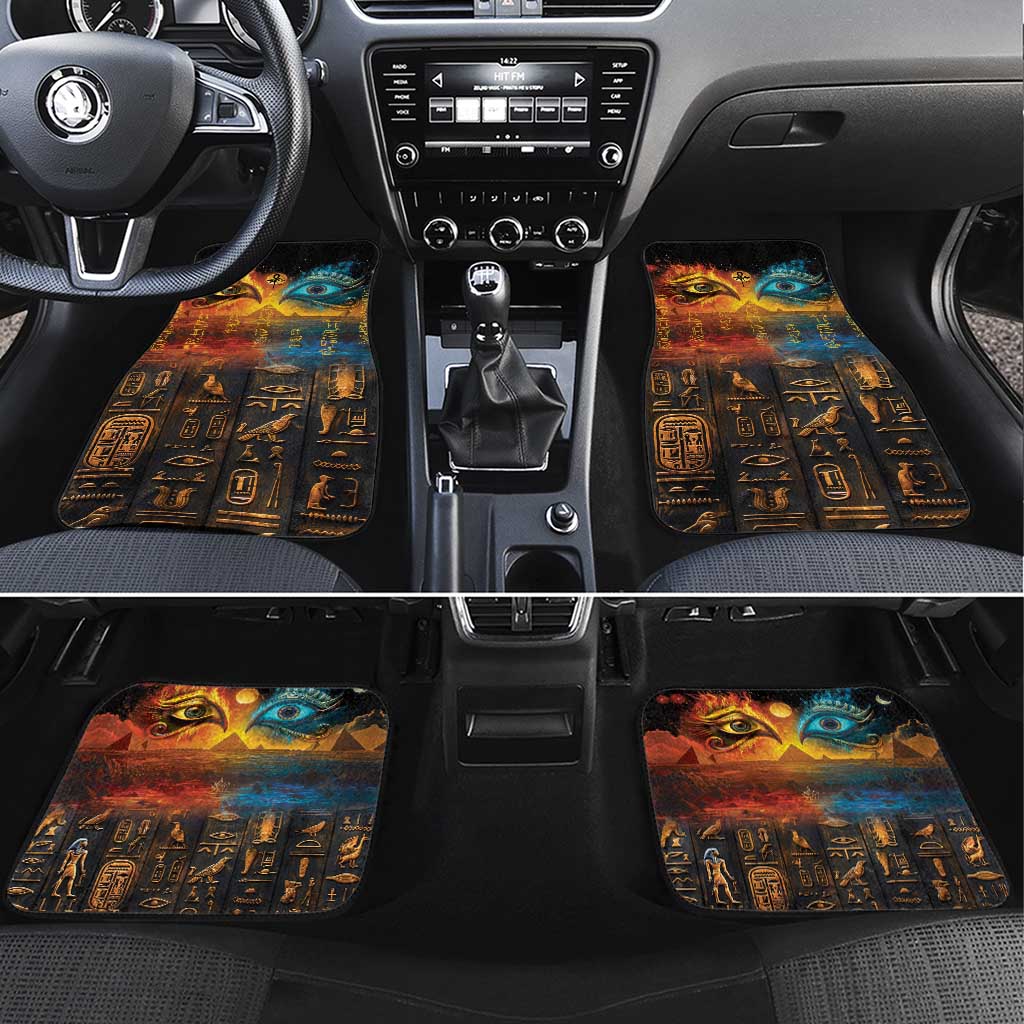 Eye of Ra and Eye of Horus Car Mats Power and Magic Ancient Egyptian Mythology LT9 - Wonder Print Shop