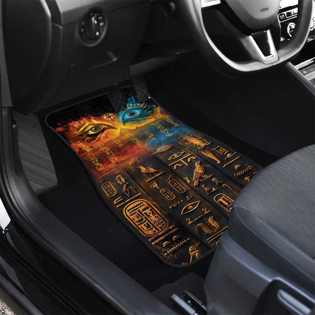 Eye of Ra and Eye of Horus Car Mats Power and Magic Ancient Egyptian Mythology LT9 - Wonder Print Shop