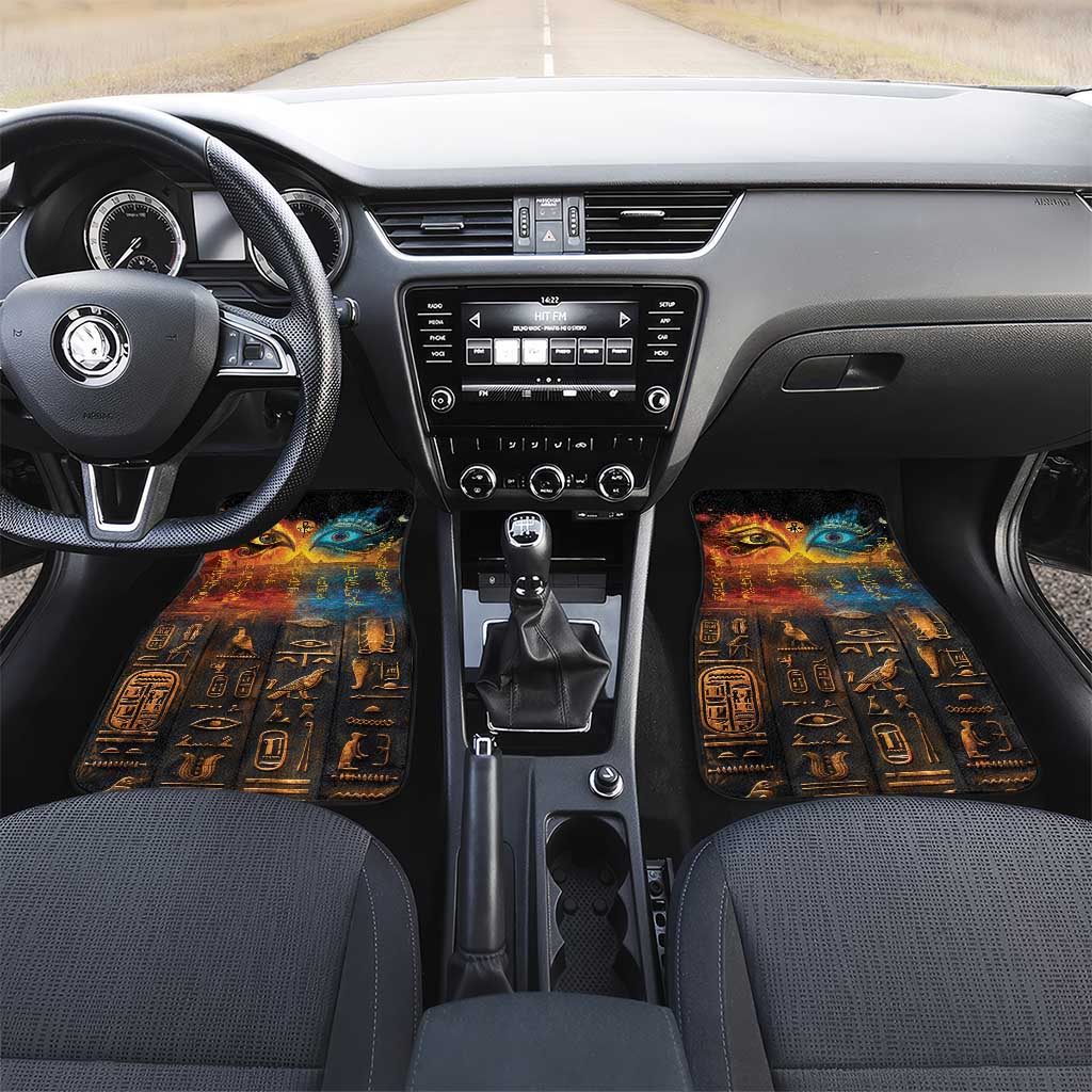 Eye of Ra and Eye of Horus Car Mats Power and Magic Ancient Egyptian Mythology LT9 - Wonder Print Shop