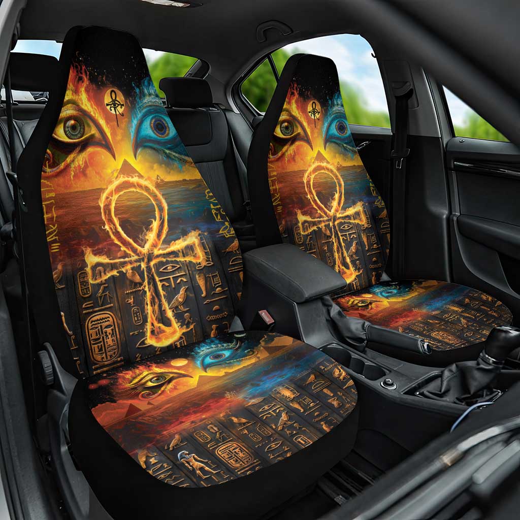 Eye of Ra and Eye of Horus Car Seat Cover Power and Magic Ancient Egyptian Mythology LT9 - Wonder Print Shop
