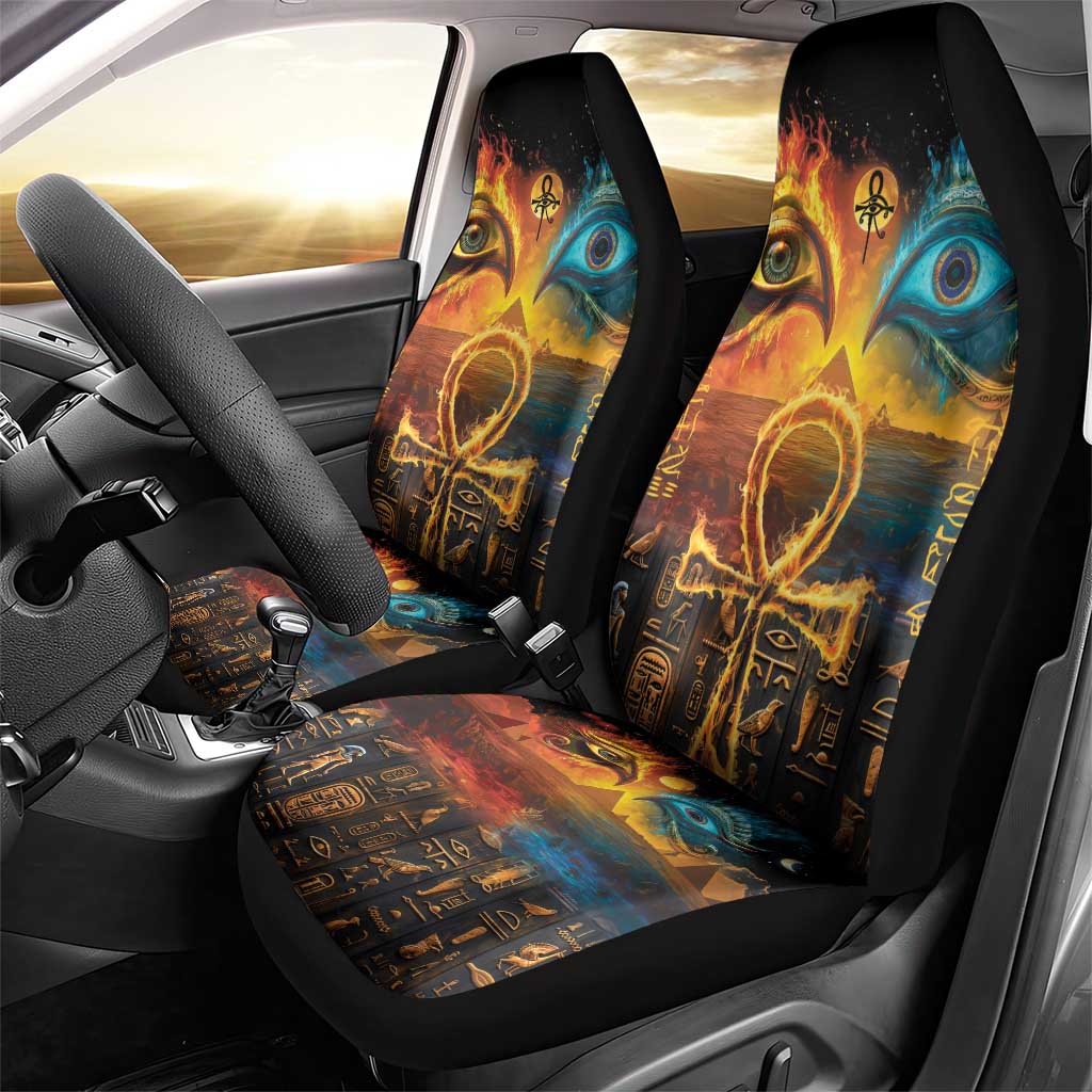 Eye of Ra and Eye of Horus Car Seat Cover Power and Magic Ancient Egyptian Mythology LT9 - Wonder Print Shop
