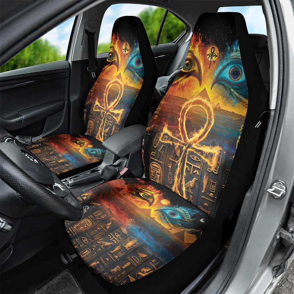 Eye of Ra and Eye of Horus Car Seat Cover Power and Magic Ancient Egyptian Mythology LT9 - Wonder Print Shop