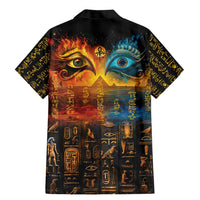 Eye of Ra and Eye of Horus Family Matching Mermaid Dress and Hawaiian Shirt Power and Magic Ancient Egyptian Mythology LT9 - Wonder Print Shop