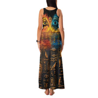 Eye of Ra and Eye of Horus Family Matching Tank Maxi Dress and Hawaiian Shirt Power and Magic Ancient Egyptian Mythology - Wonder Print Shop