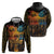 Eye of Ra and Eye of Horus Hoodie Power and Magic Ancient Egyptian Mythology - Wonder Print Shop