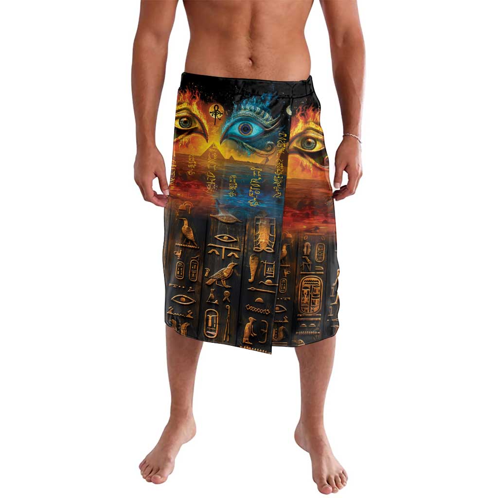 Eye of Ra and Eye of Horus Lavalava Power and Magic Ancient Egyptian Mythology - Wonder Print Shop