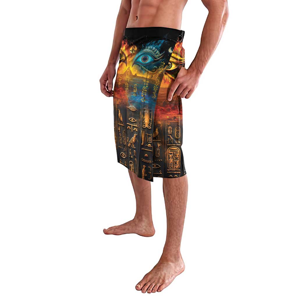 Eye of Ra and Eye of Horus Lavalava Power and Magic Ancient Egyptian Mythology - Wonder Print Shop