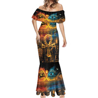 Eye of Ra and Eye of Horus Mermaid Dress Power and Magic Ancient Egyptian Mythology - Wonder Print Shop