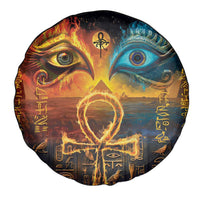 Eye of Ra and Eye of Horus Spare Tire Cover Power and Magic Ancient Egyptian Mythology - Wonder Print Shop
