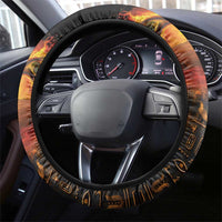 Eye of Ra and Eye of Horus Steering Wheel Cover Power and Magic Ancient Egyptian Mythology - Wonder Print Shop