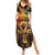 Eye of Ra and Eye of Horus Summer Maxi Dress Power and Magic Ancient Egyptian Mythology - Wonder Print Shop