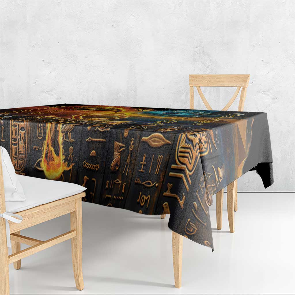 Eye of Ra and Eye of Horus Tablecloth Power and Magic Ancient Egyptian Mythology - Wonder Print Shop