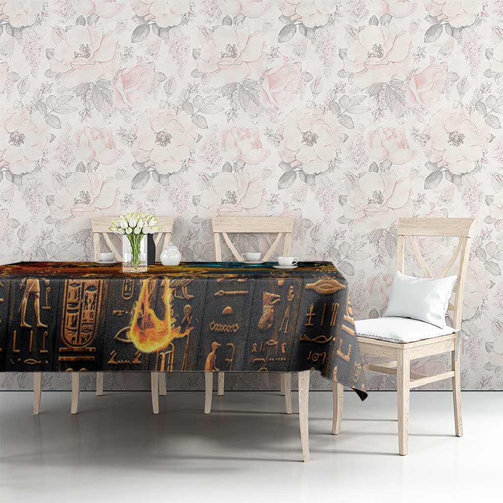 Eye of Ra and Eye of Horus Tablecloth Power and Magic Ancient Egyptian Mythology - Wonder Print Shop