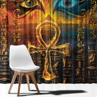 Eye of Ra and Eye of Horus Window Curtain Power and Magic Ancient Egyptian Mythology - Wonder Print Shop