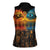 Eye of Ra and Eye of Horus Women Sleeveless Polo Shirt Power and Magic Ancient Egyptian Mythology - Wonder Print Shop