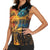Eye of Ra and Eye of Horus Women Sleeveless Polo Shirt Power and Magic Ancient Egyptian Mythology - Wonder Print Shop