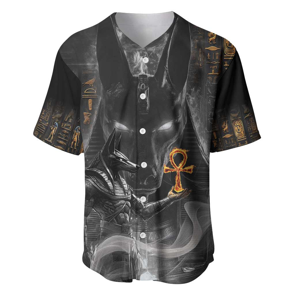 Mythical Anubis Baseball Jersey The Egyptian God of Death LT9 - Wonder Print Shop