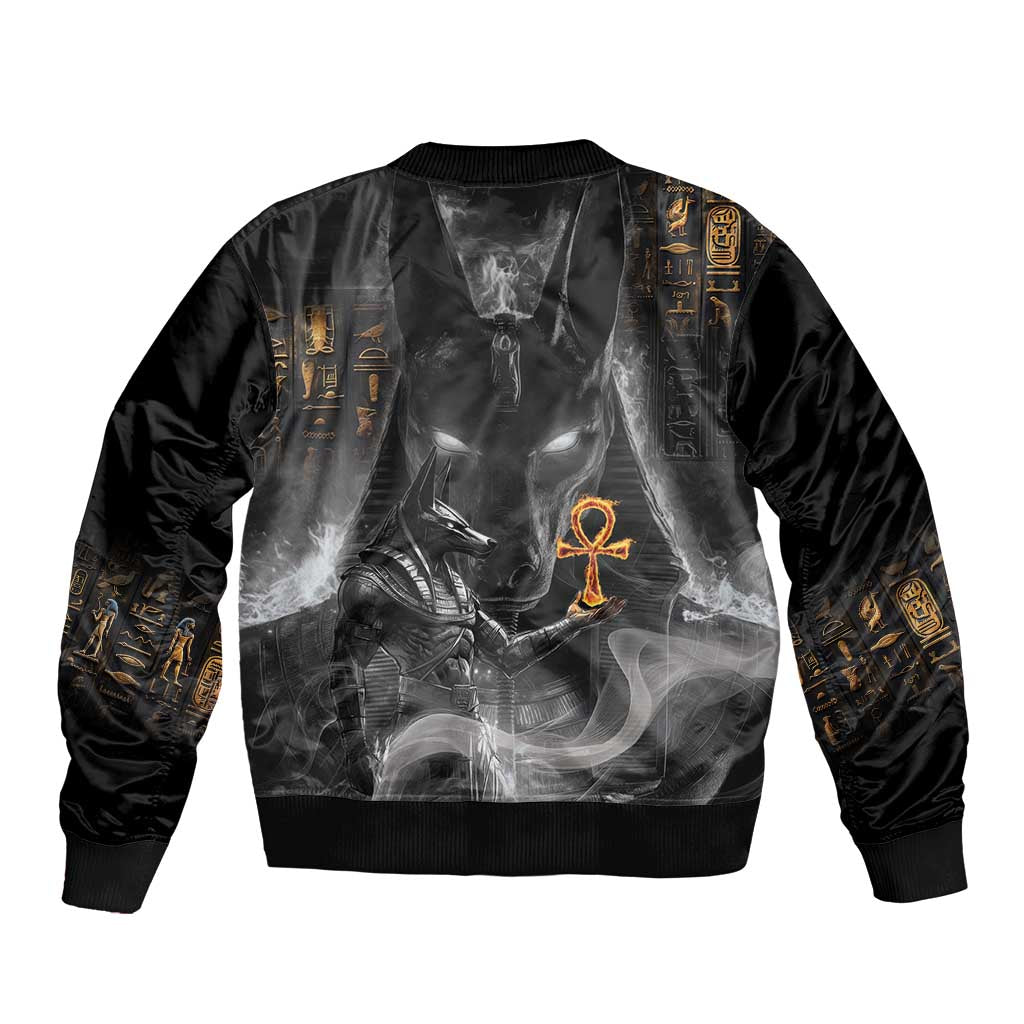 Mythical Anubis Bomber Jacket The Egyptian God of Death LT9 - Wonder Print Shop