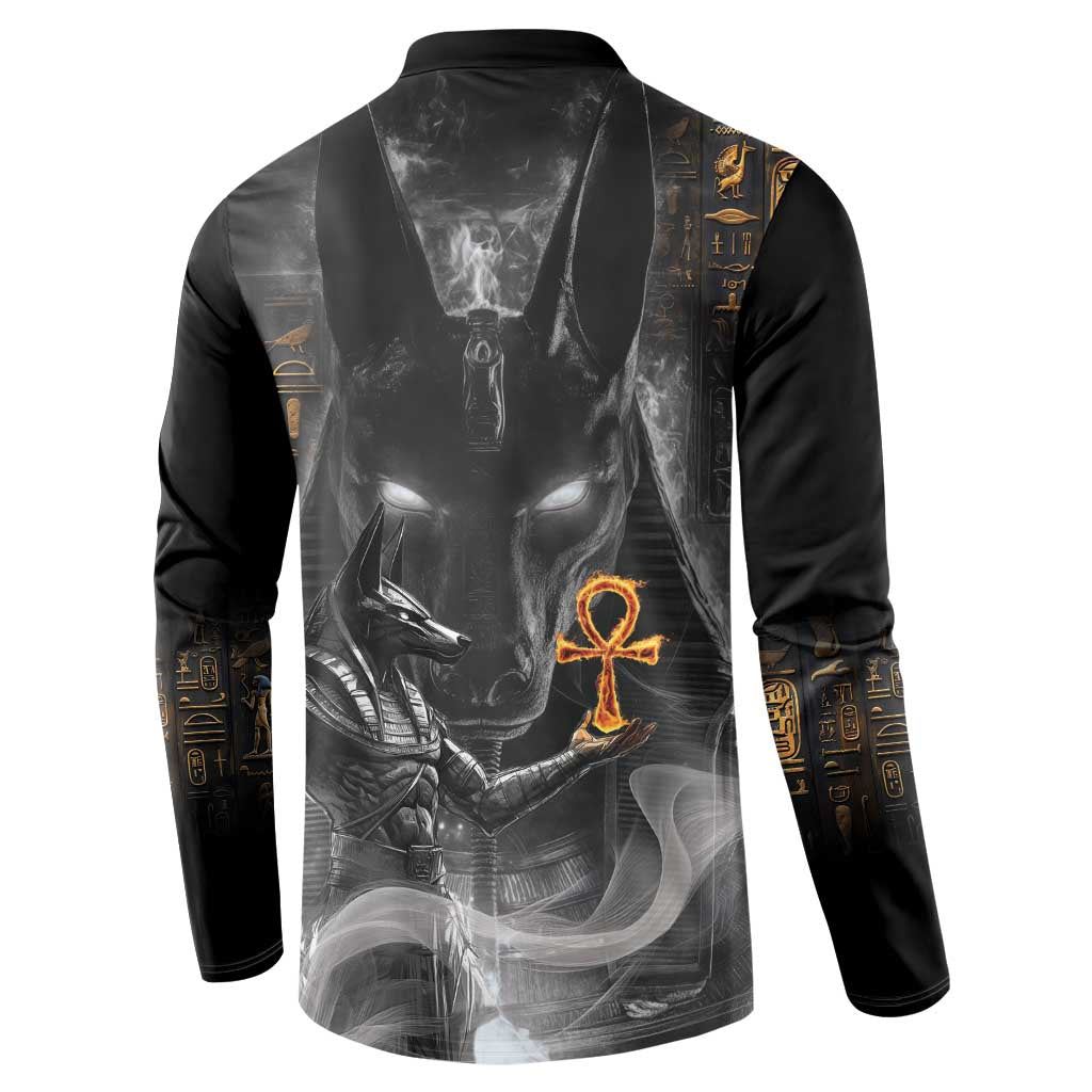 Mythical Anubis Button Sweatshirt The Egyptian God of Death LT9 - Wonder Print Shop