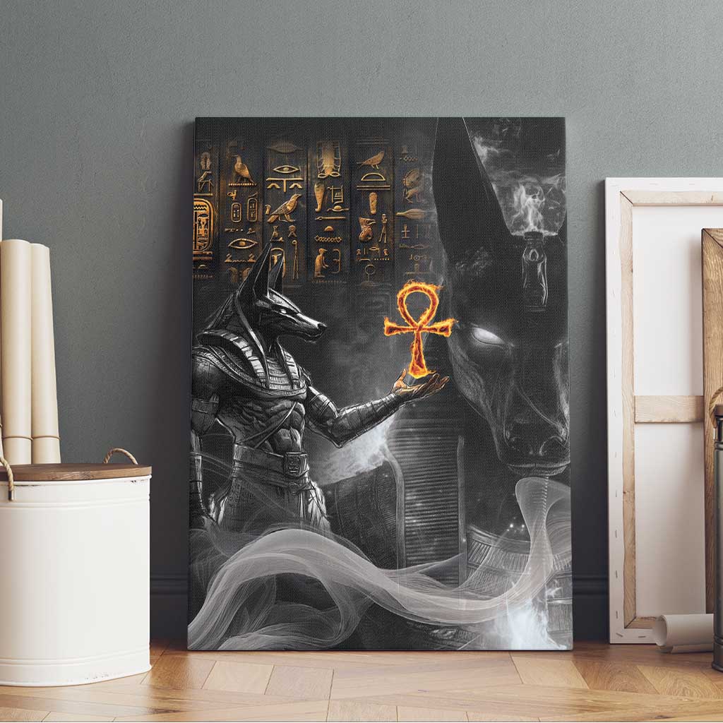 Mythical Anubis Canvas Wall Art The Egyptian God of Death LT9 - Wonder Print Shop