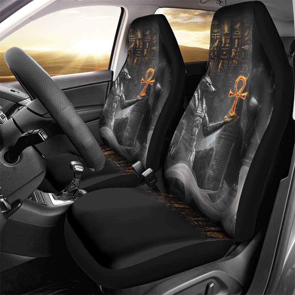 Mythical Anubis Car Seat Cover The Egyptian God of Death LT9 - Wonder Print Shop