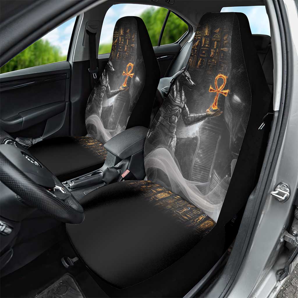 Mythical Anubis Car Seat Cover The Egyptian God of Death LT9 - Wonder Print Shop
