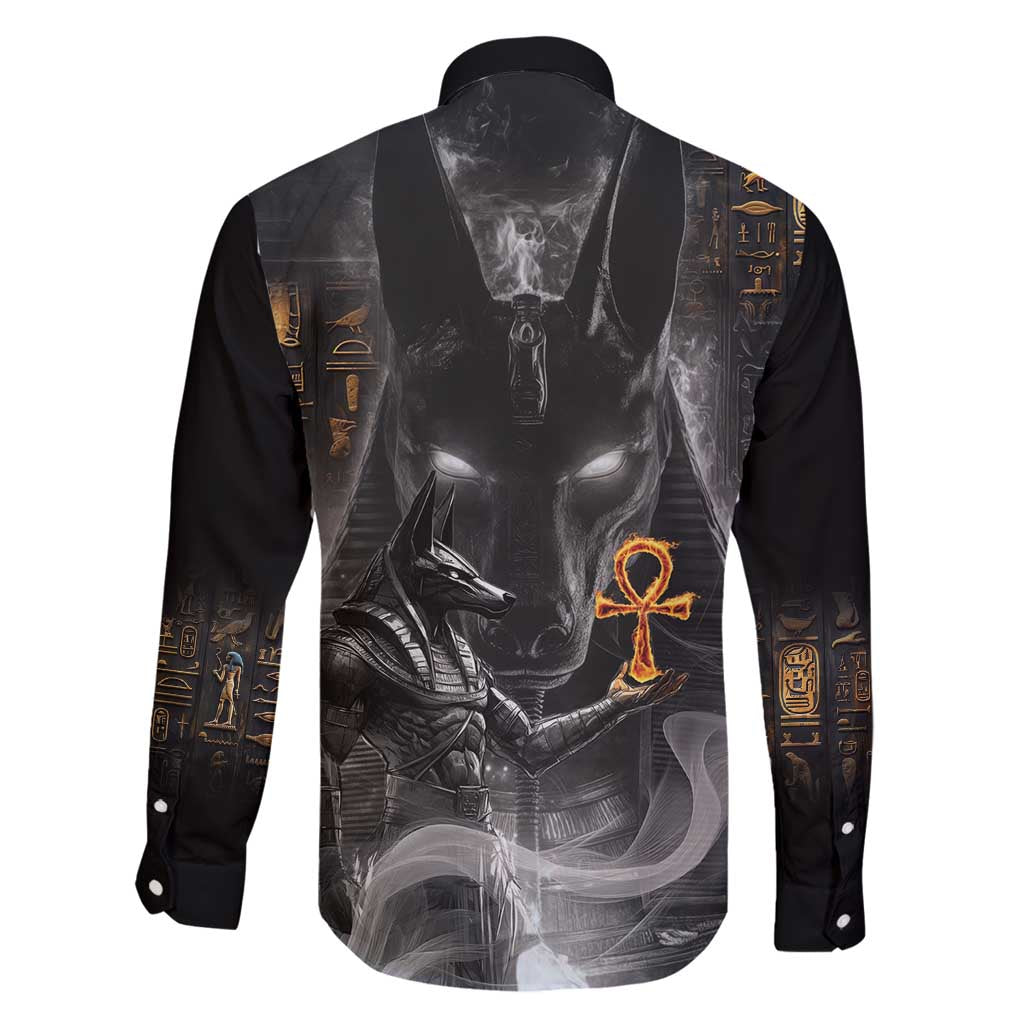 Mythical Anubis Family Matching Summer Maxi Dress and Hawaiian Shirt The Egyptian God of Death - Wonder Print Shop