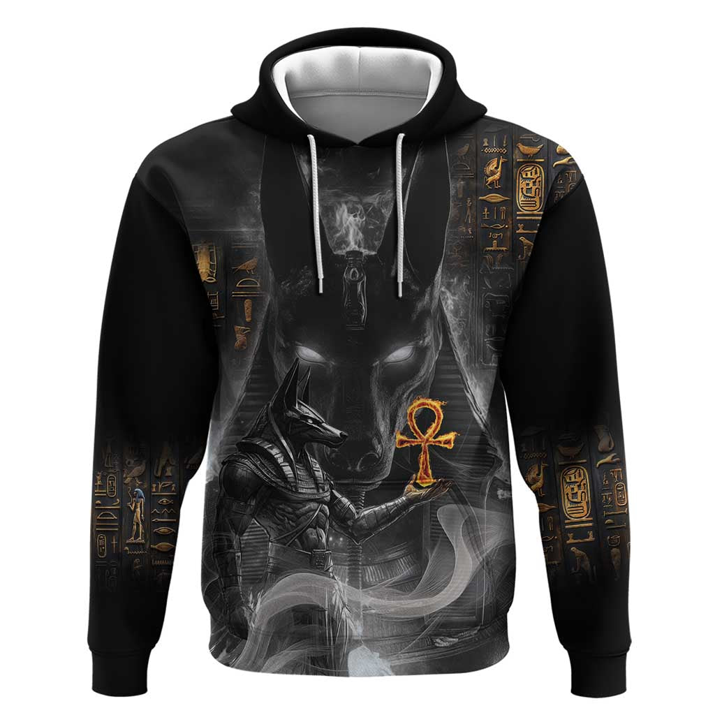 Mythical Anubis Hoodie The Egyptian God of Death - Wonder Print Shop