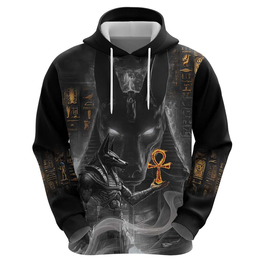 Mythical Anubis Hoodie The Egyptian God of Death - Wonder Print Shop