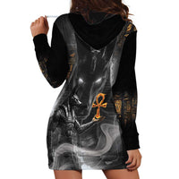 Mythical Anubis Hoodie Dress The Egyptian God of Death - Wonder Print Shop