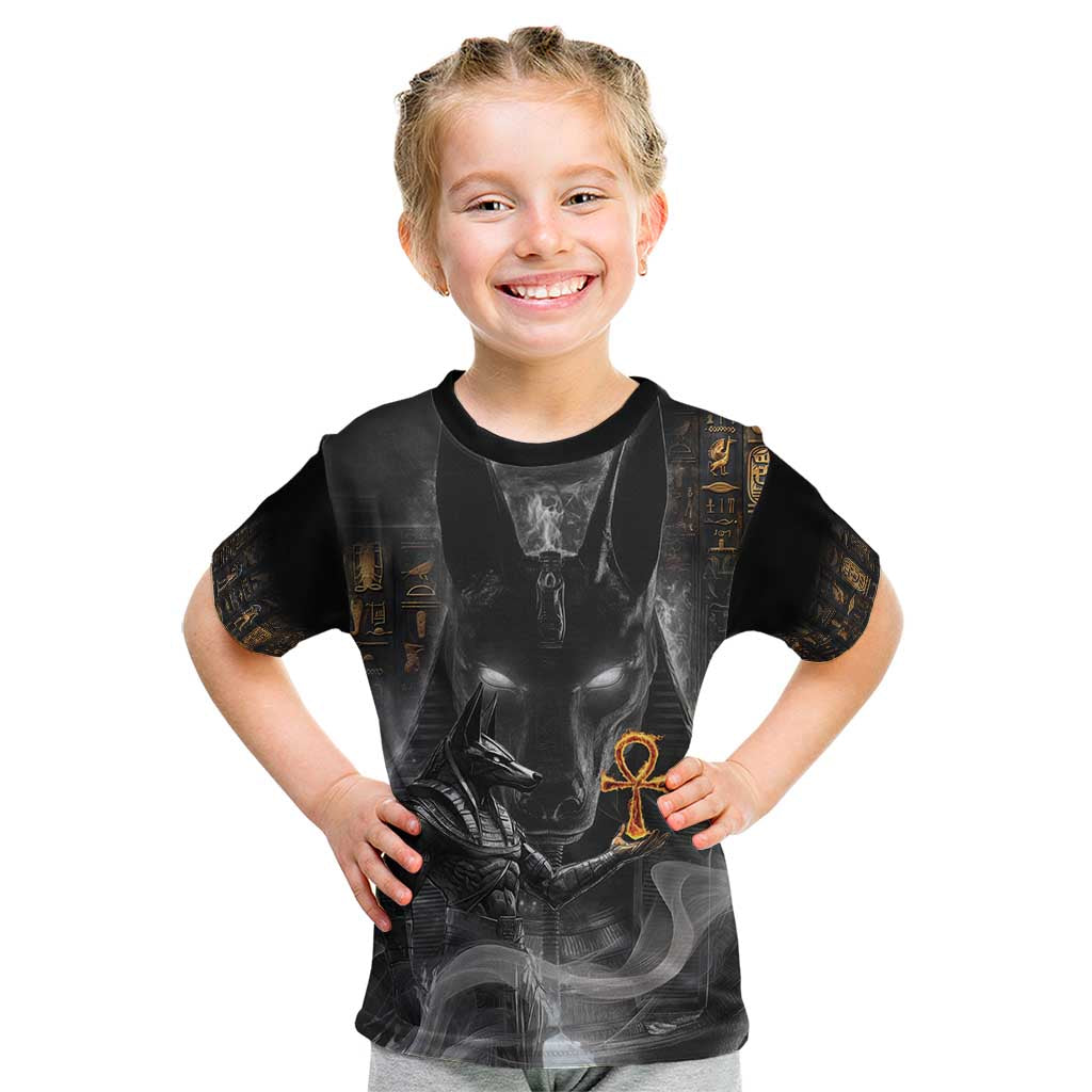 Mythical Anubis Kid T Shirt The Egyptian God of Death - Wonder Print Shop
