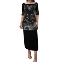 Mythical Anubis Puletasi The Egyptian God of Death - Wonder Print Shop