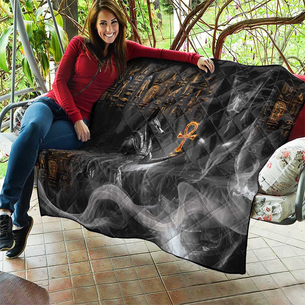 Mythical Anubis Quilt The Egyptian God of Death - Wonder Print Shop