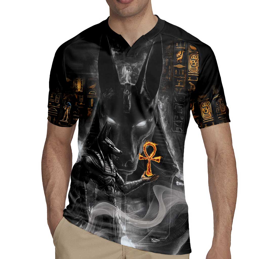 Mythical Anubis Rugby Jersey The Egyptian God of Death - Wonder Print Shop