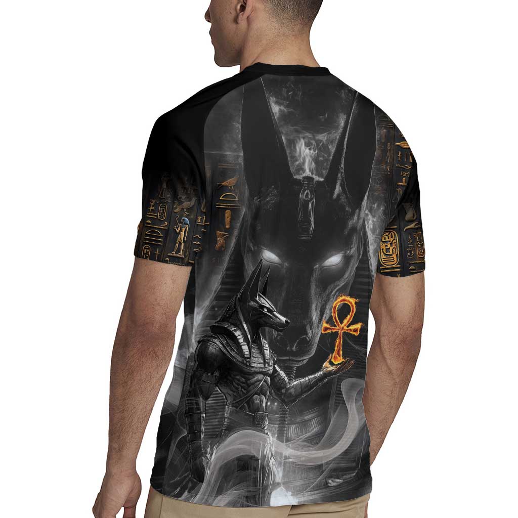 Mythical Anubis Rugby Jersey The Egyptian God of Death - Wonder Print Shop