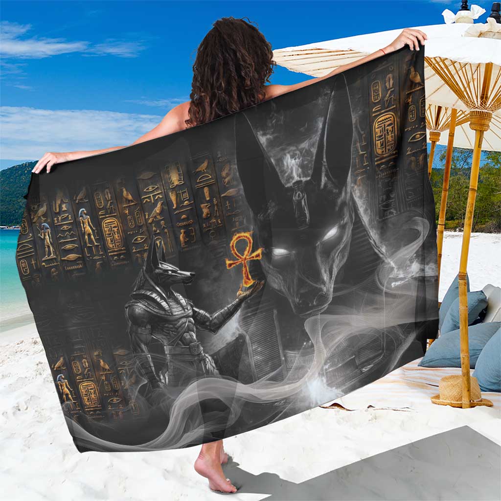 Mythical Anubis Sarong The Egyptian God of Death - Wonder Print Shop